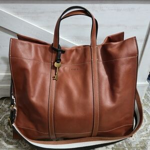 Fossil Women's Carmen Leather Tote